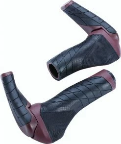 BBB Poignée ErgoTechSet 92/133mm + Embouts De Cintre 85mm Noir/Marron Ou Noir/Gris