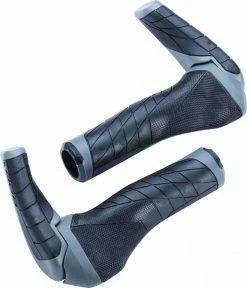 BBB Poignée ErgoTechSet 133mm + Embouts De Cintre 85mm Noir/Marron Ou Noir/Gris